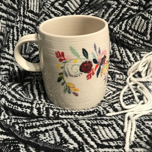 Anthropologie Petal Palette Monogram S Mug Stella - Picture 5 of 8